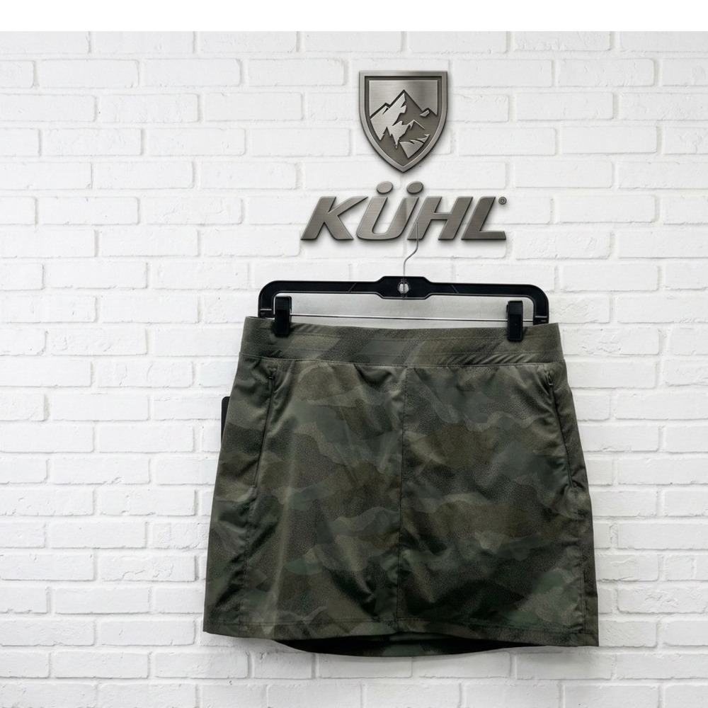 🤑KÜHL 💚Women's Performance Skort Small Camo Trekking Trail Skirt Tough Utility